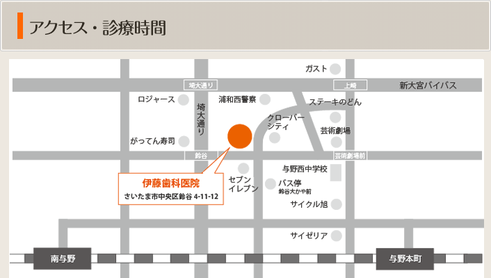 アクセス・診療時間